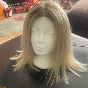 👄👄👄👄 Blonde Ombre Women's Wig 100 % human hair 🫦🫦🫦